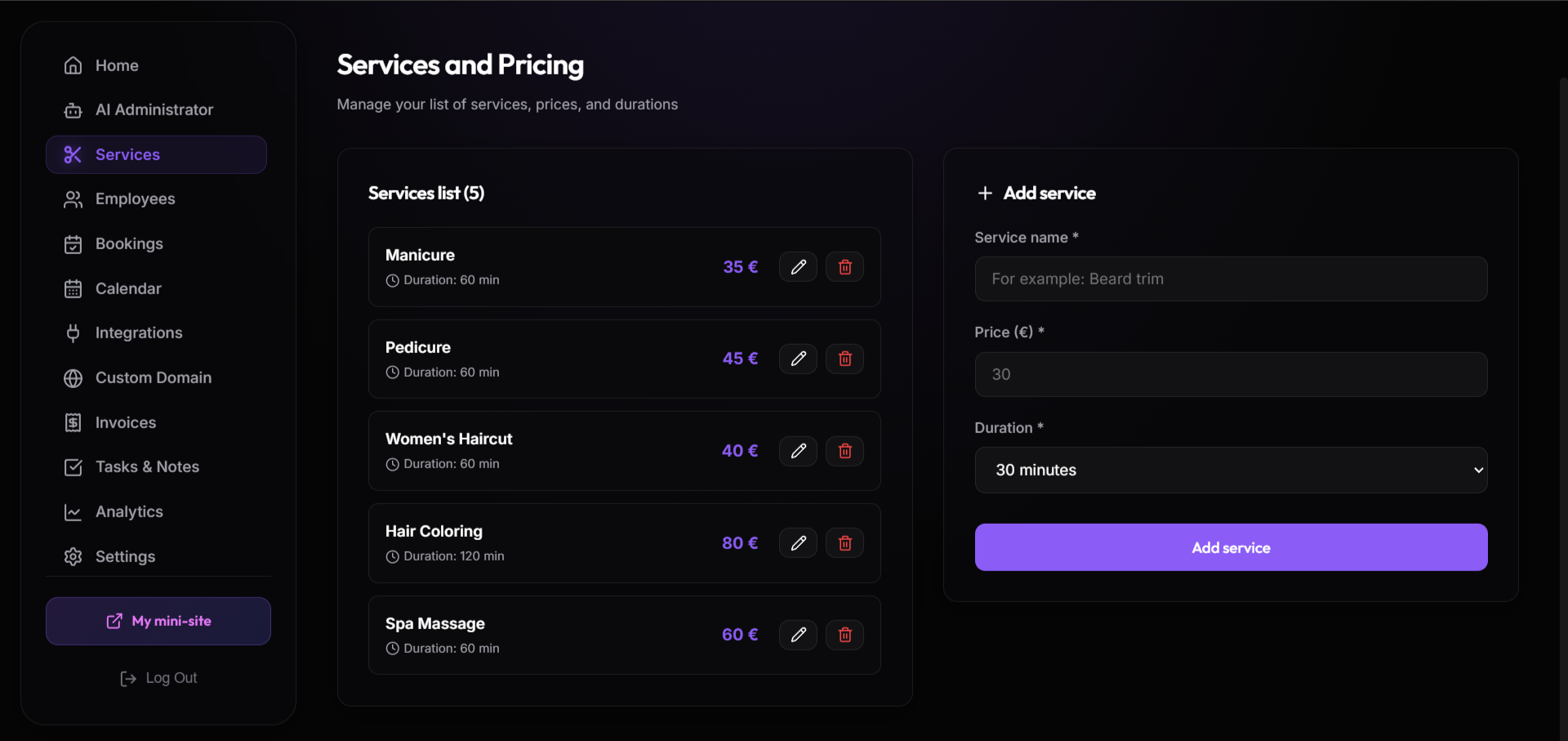 Adminy Dashboard Preview 2